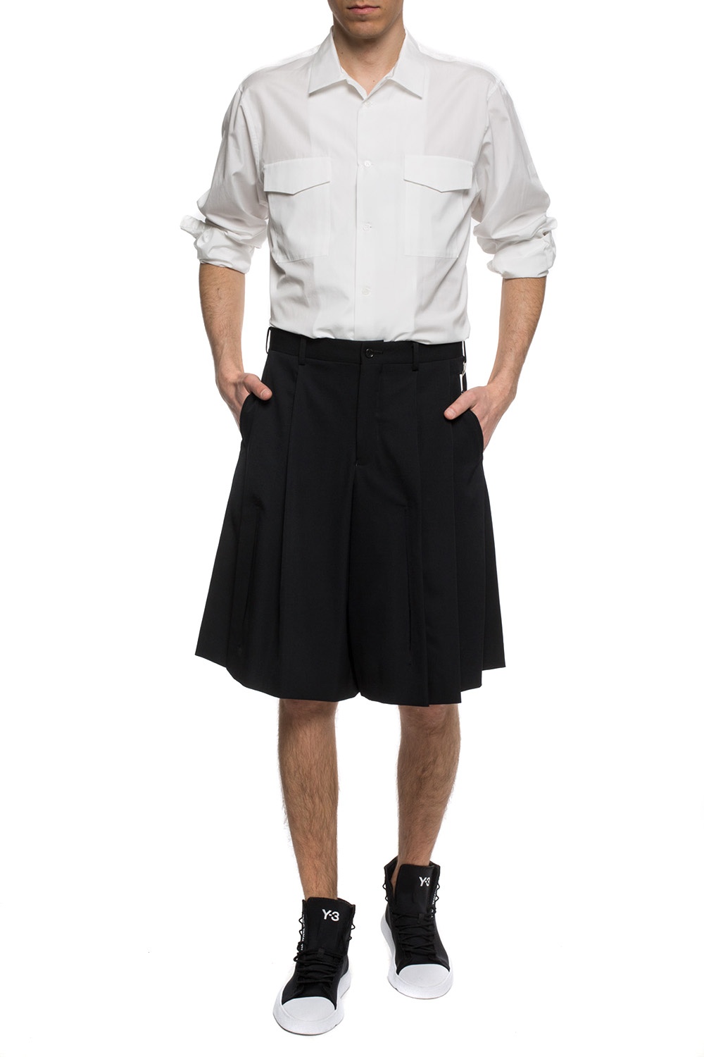 Comme des Garçons Homme Plus Oversize pleated shorts | Men's